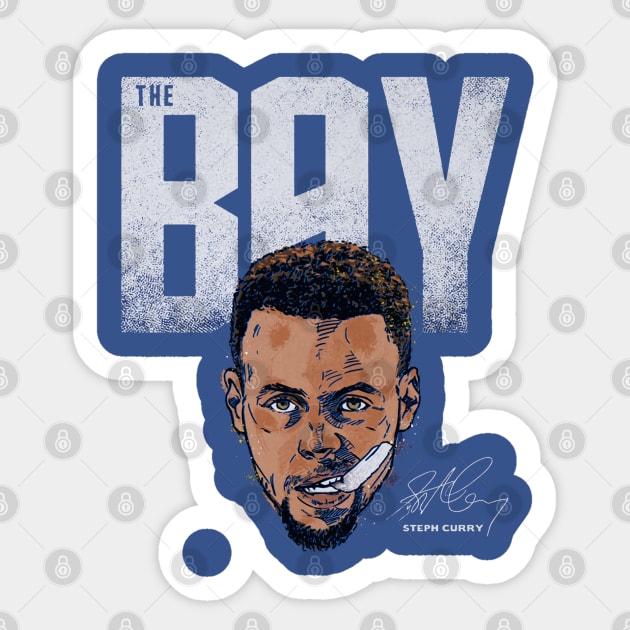 Steph Curry Golden State Portrait City Abbreviation Sticker by MASTER_SHAOLIN